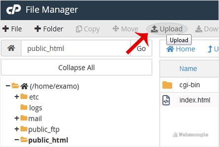 A great  example: cPanel image from our Omaha web design and SEO company