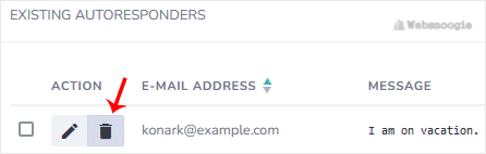 Here is an image of email from our Omaha web design and web hosting company