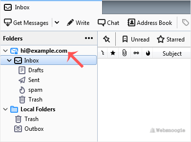 Here is an image of email from our Omaha web design and web hosting company
