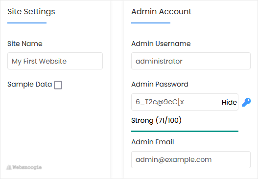 A great  example: cPanel image from our Omaha web design and SEO company