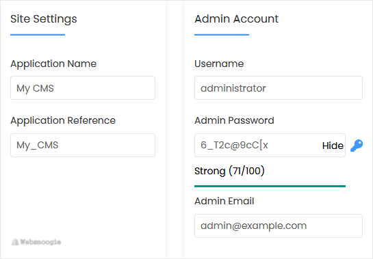 A great  example: cPanel image from our Omaha web design and SEO company