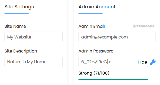 A great  example: cPanel image from our Omaha web design and SEO company