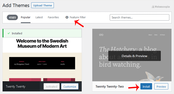 Using and changing Wordpress image from Our SEO and Omaha hosting company