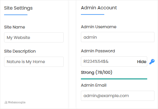 A great  example: cPanel image from our Omaha web design and SEO company