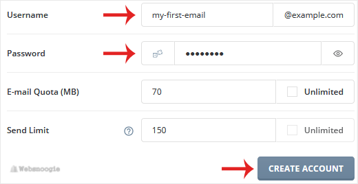 Here is an image of email from our Omaha web design and web hosting company