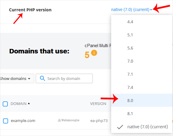 A great  example: cPanel image from our Omaha web design and SEO company